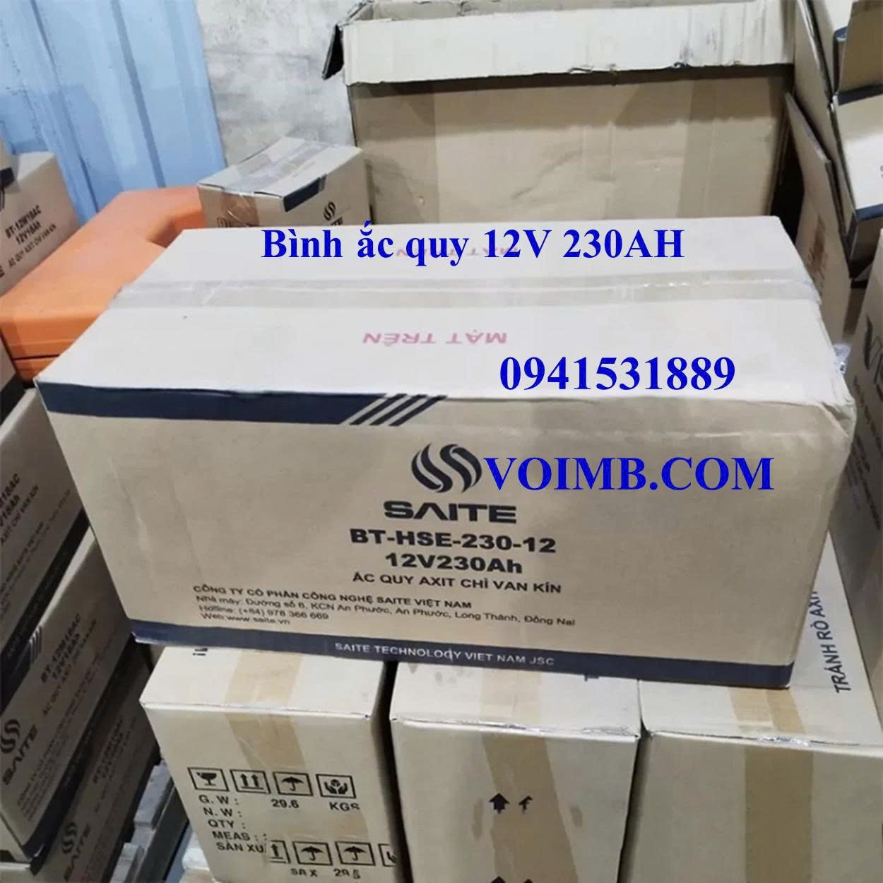 Bình ắc quy 12V 230AH
